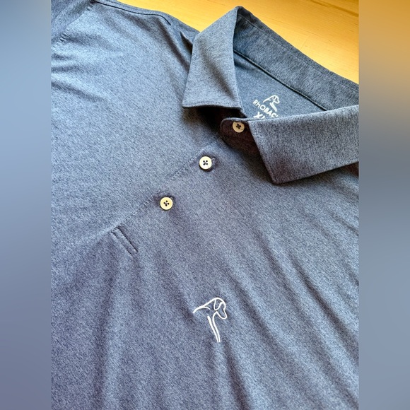 Rhoback Other - Rhoback "The Annapolis" Performance Polo – Heather Blue – Men's XL – EUC